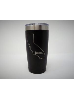 California Home Love Coffee Tumbler Yeti Style 20 oz Black