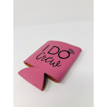 I Do Crew Leather Can Holder