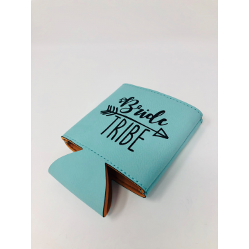 Bride Tribe Leather Can Holder
