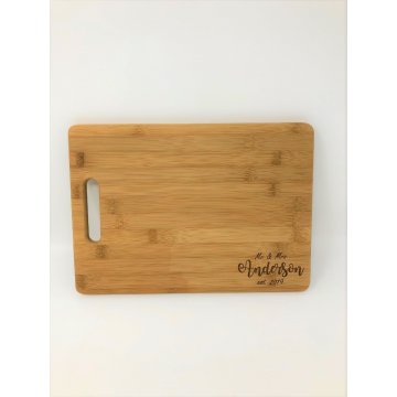 Personalized Bamboo Cutting Board