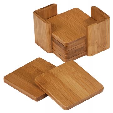 Bamboo 6 pce Coaster Set