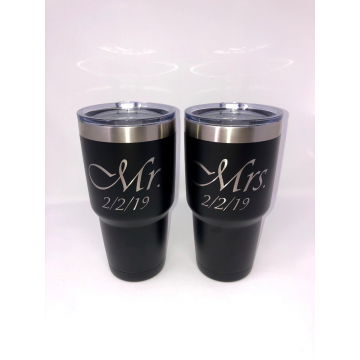Mr & Mrs Personalized 30oz 'Polar Camel' Tumbler Set