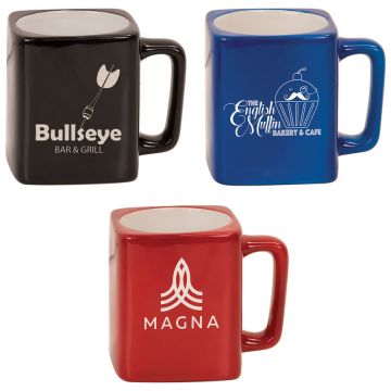 Ceramic 8oz Square Mug